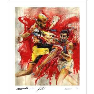  UFC Limited Edition Autographed UFC 126 Fine Art Giclee by 