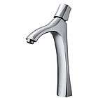 vigo chrome finish bathroom vessel faucet down gooseneck handle 
