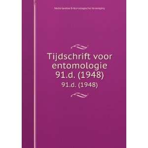   . 91.d. (1948) Nederlandse Entomologische Vereniging Books