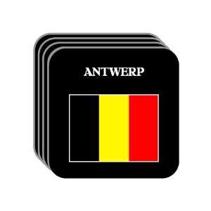 Belgium   ANTWERP Set of 4 Mini Mousepad Coasters