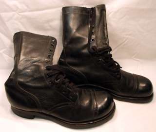 1961 PARATROOPER STYLE LEATHER BOOTS SIZE 9 1/2  