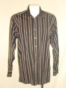 Alfred Dunhill Multi Stripe 100% Cotton Shirt Size XL  