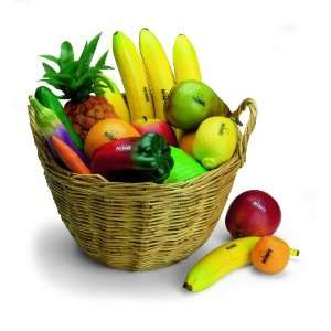    NINO536 Fruit and Vegetables Assortment Shaker Musical Instruments