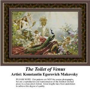  The Toilet of Venus, Cross Stitch Pattern PDF  