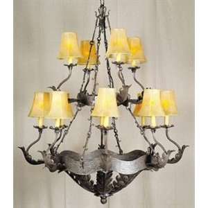  Hans Duus Atelier Ty Atelier 12 Light Tyrolean Chandelier 