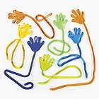 12 Sticky Hands 7 inch Kids Toys Party Favors Dozen Pinata Fillers 