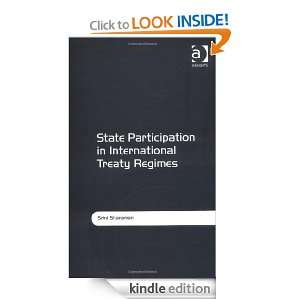 State Participation in International Treaty Regimes Srini Sitaraman 