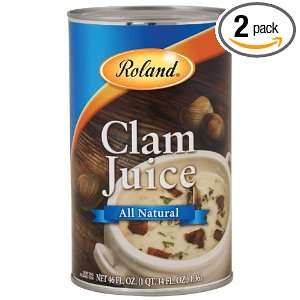 Roland Clam Juice, 46 Ounce (Pack of 2) Grocery & Gourmet Food