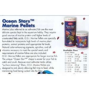  OSI Marine Lab Marine Pellets Size Medium Fish Food 3oz 