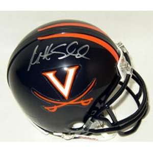 Matt Schaub Signed Virginia Cavaliers Replica Mini Helmet