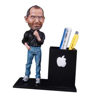 Steve Jobs Think Resin Figurine Figure Design Model 18CM Pen Holder 