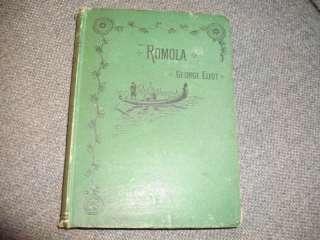 Romola, George Eliot, American Book Exchange, 1881  