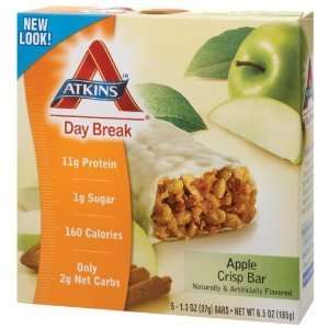 Apple Crisp Day Break Bar by Atkins Nutritionals   5/Box ( Multi Pack)
