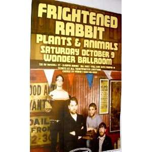  Frightened Rabbit Poster   Concert Flyer Den