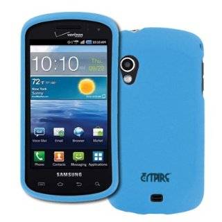 EMPIRE Light Blue Rubberized Hard Case Cover for Samsung Stratosphere
