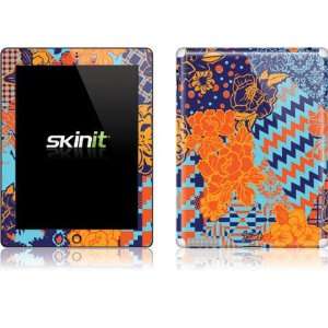   Skinit Floral Orange Mint Vinyl Skin for Apple New iPad Electronics