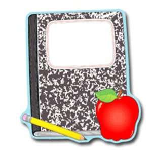  Composition Book And Apple