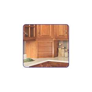   National 17 inch W Corner Appliance Garage with Solid Door, Cherry