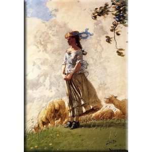 Fresh Air 21x30 Streched Canvas Art by Homer, Winslow 