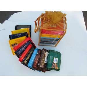 Gold Variety Gift Bag of 12 Large Block Ritter Sport Chocolate Candy 