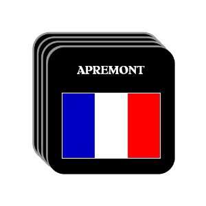  France   APREMONT Set of 4 Mini Mousepad Coasters 