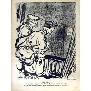 LE RIRE FRENCH HUMOR MAGAZINE CARTOON SOLDIERS WAR
