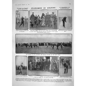  1908 GOLF BALFOUR LYTTON VARDON LUCAS CORELLI DAVIDSON 