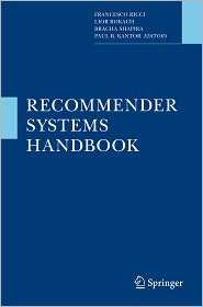 Recommender Systems Handbook, (0387858199), Francesco Ricci, Textbooks 