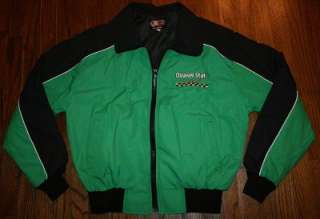  JACKET Coat L lined/embroidered/car/mechanic/green&black/NEW  
