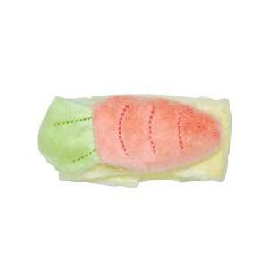   Green Sprouts Organic Cotton Velour Baby Wrist Rattle   Carrot Baby