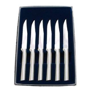 Rada Cutlery Six Serrated Steak Knives Gift Set, 6 Pc Boxed Set, Made 