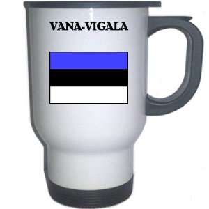  Estonia   VANA VIGALA White Stainless Steel Mug 