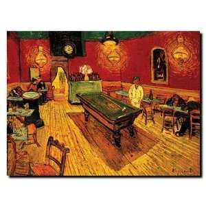  The Night Cafe by Vincent Van Gogh, Canvas Art   14 x 19 