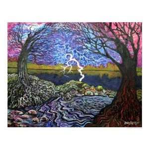  Spiral and Infinate Branching Fantasy Giclee Poster Print 