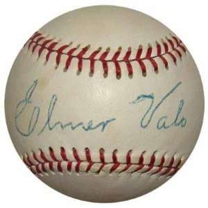 Elmer Valo Autographed Baseball   1940 61 AS d 1998 PSA 