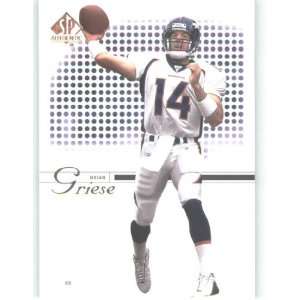  2002 SP Authentic #46 Brian Griese   Denver Broncos 