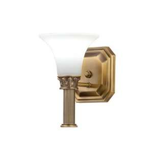  Palladian 8 x 5 Wall Sconce Finish / Glass Shade Aged 