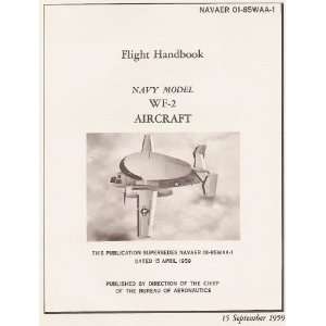  Grumman WF 2 Aircraft Flight Manual Grumman Books