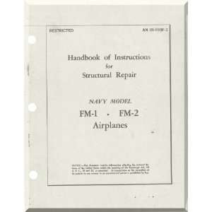   FM 1  2 Aircraft Structural Repair Manual   01 190F 3 Grumman Books