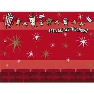  Movie Time   Hollywood Party Wall Mural