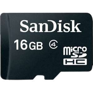 NEW SANDISK 16GB SDHC MICRO SD MEMORY CARD CLASS 4 ****LOT of 2****