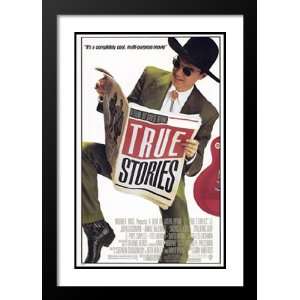  True Stories 32x45 Framed and Double Matted Movie Poster 