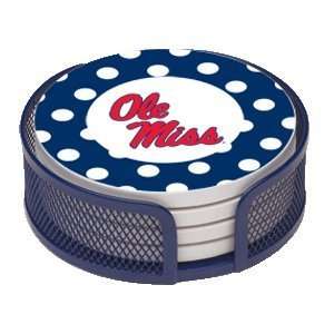   Rebels Dots 4 Coaster Gift Set w/ Wire Mesh Tray