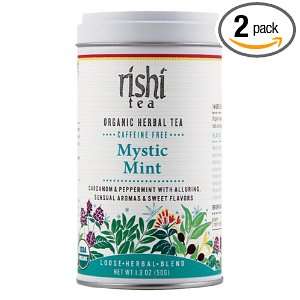 Rishi Tea Mystic Mint, 1.8 Ounce (Pack of 2)  Grocery 