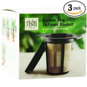 Rishi Tea Loose Tea Infuser Basket, 1 count (Pack of 3)  
