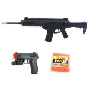  Spring JLS RX4 Rifle and PX4 Laser Pistol Combo Airsoft 