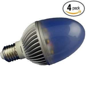   High Power 69mm Round 5 LED Bulb, 6 Watt Natural White, 4 Pack Home