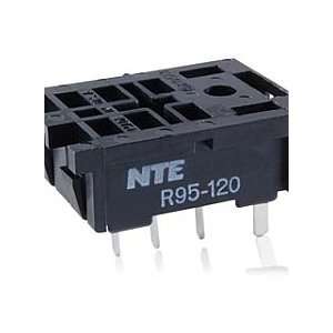  NTE R95 120 Relay 8−Pin Midget Blade Socket Electronics