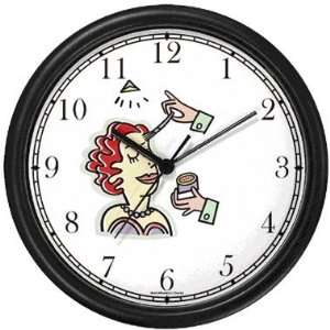 Make up Artist, Make over Wall Clock by WatchBuddy Timepieces (White 