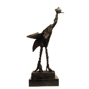  Bronze La Grue Picasso Inspired Cubism Art Sculpture Hand 